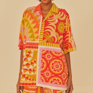 Adidas Farm Rio solar kaleidoscope pink top S-M $100